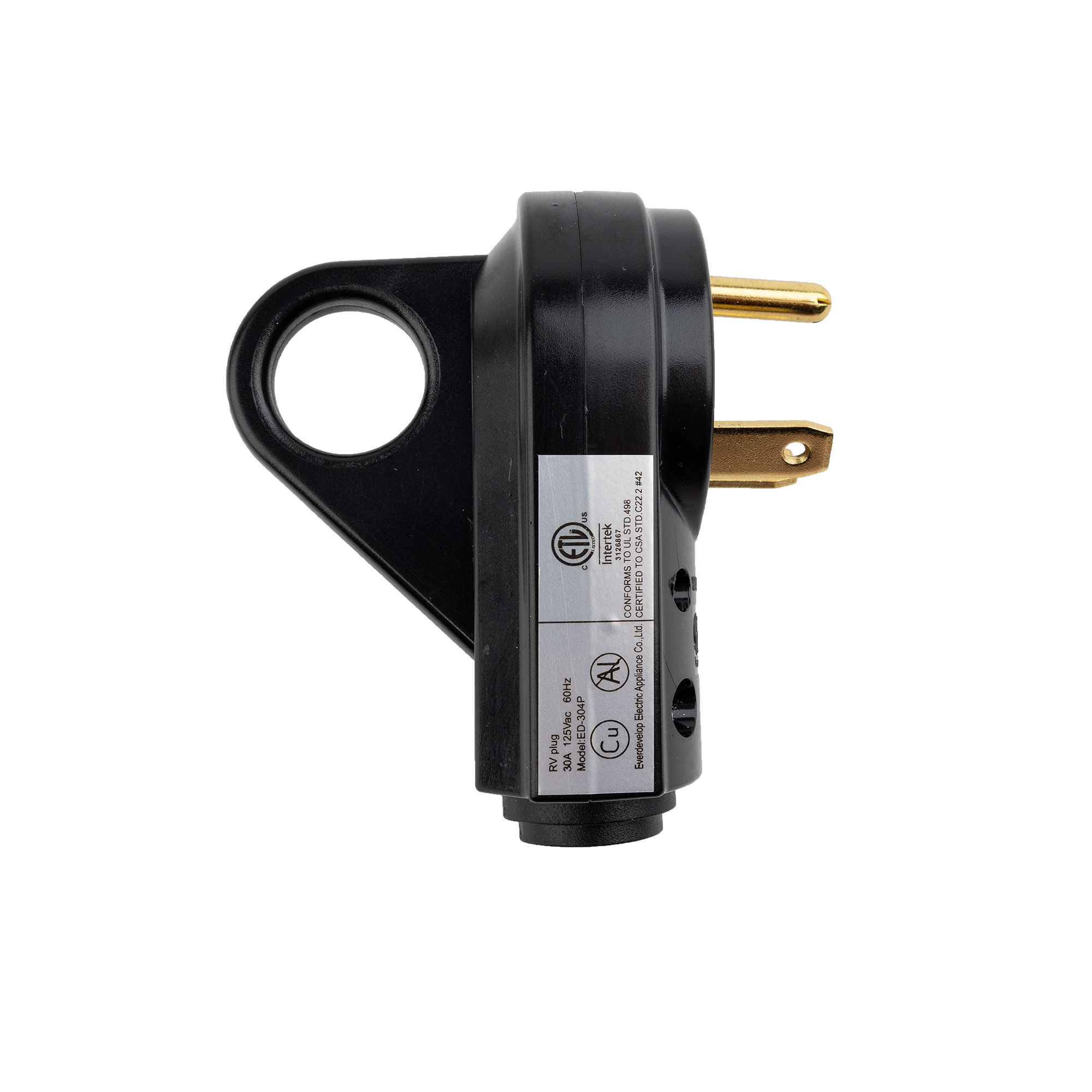 Power Sentry 30A Replacement Plug — PVC, Compact Design, Model# GLRV30MR